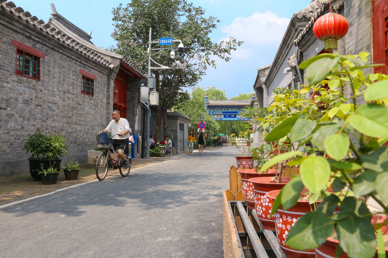 北京市南鑼鼓巷片區(qū)雨兒胡同（2019年7月25日攝）。 