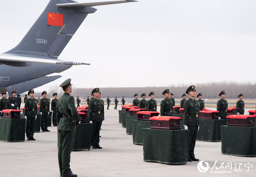 英雄回家｜風(fēng)雪英雄歸！第十批在韓中國人民志愿軍烈士遺骸返回祖國【6】