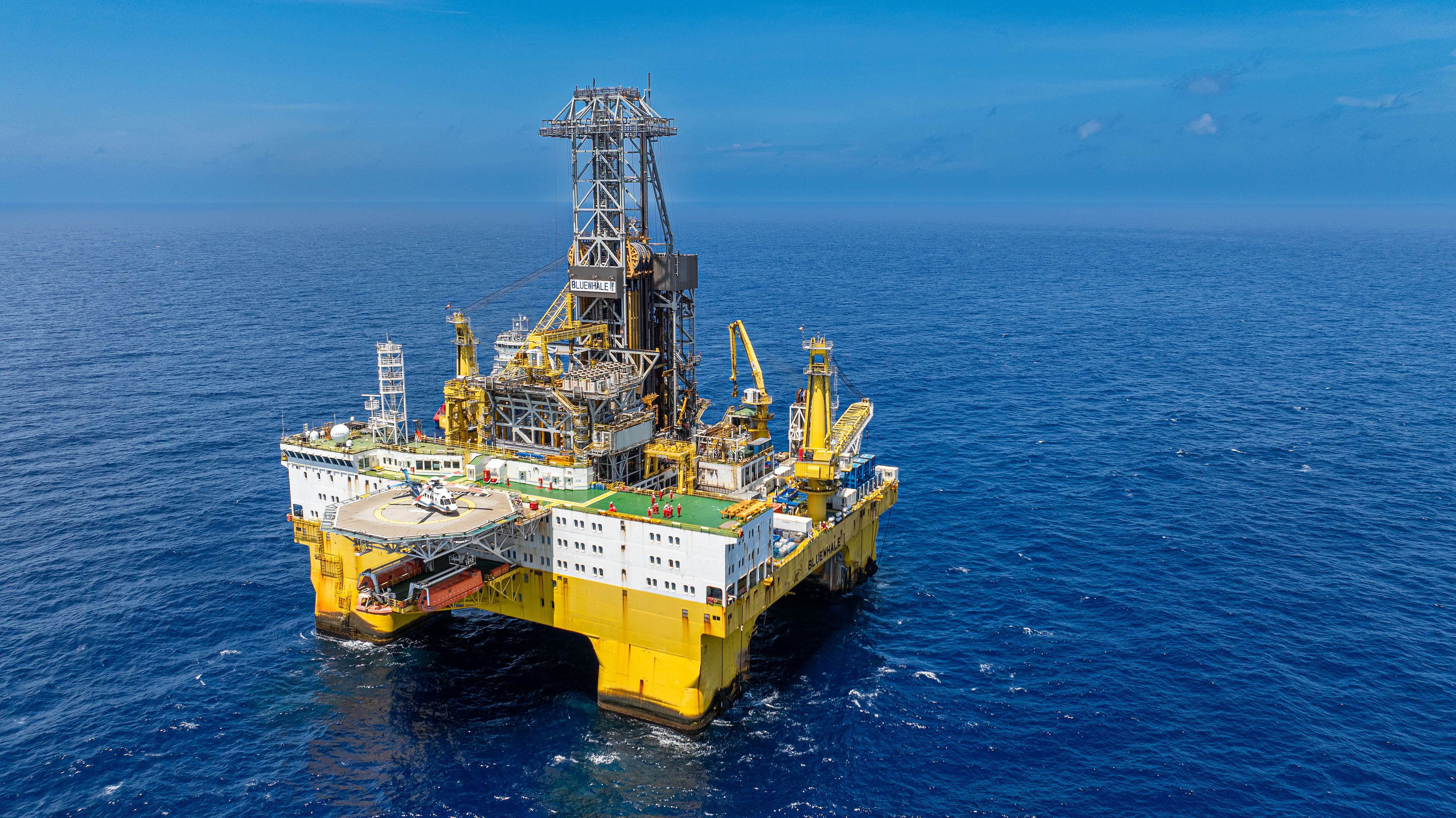 2024年8月17日,海南陵水,深海一號(hào)二期鉆井平臺(tái)。